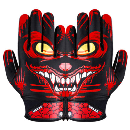 Crimson Football gloves